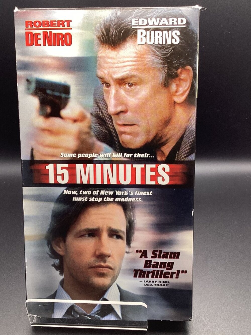 15 MINUTES (VHS, 2001) Robert De Niro, Edward Burns Kelsey Grammer, Avery Brooks